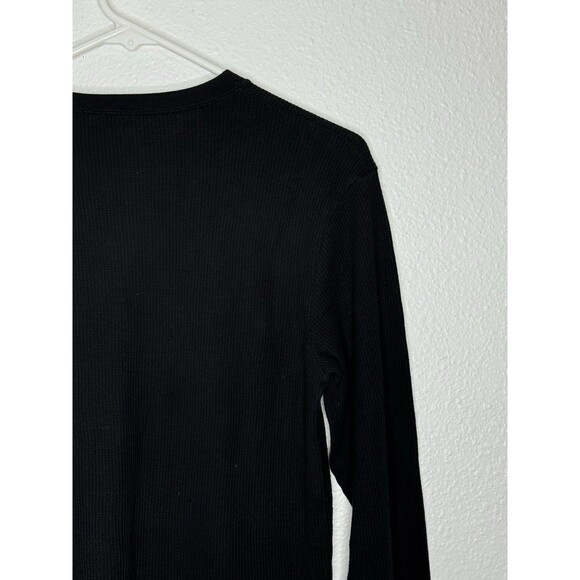 EUC Men’s Small Wu Tang Clan Black Long Sleeve Thermal Shirt Hip Hop Waffle Knit - Picture 9 of 14